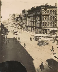 ラサールストリート、ノースオブランドルフストリート、1890